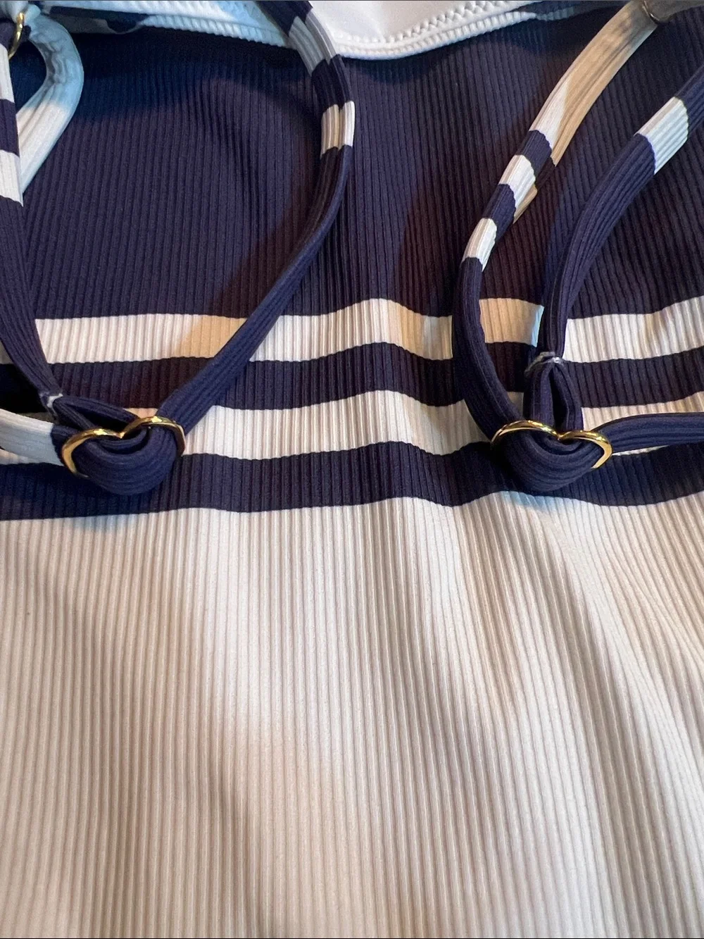 Lemlem Elene One Piece Swimsuit Medium Ayele Navy White Stripe NWT $250